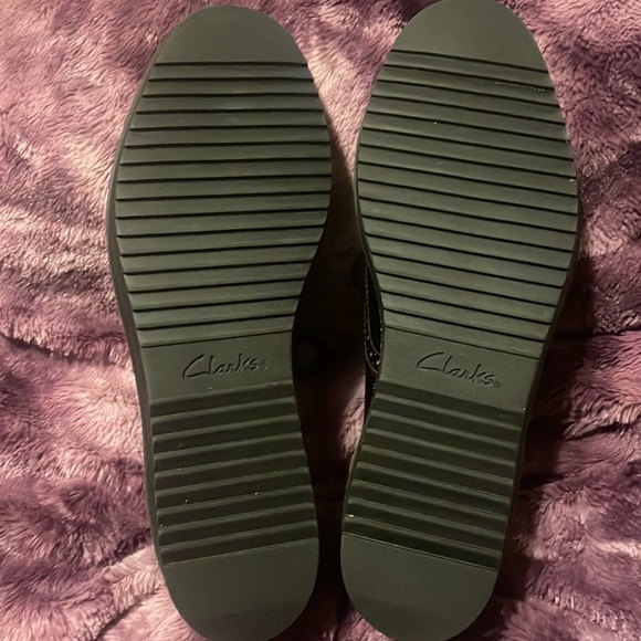 **SOLD**Clark’s Teadale Maira Aubergine Oxford sz 7 - Picture 4 of 11